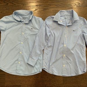 2-Pack Vineyard Vines Performance Shirts-Size 6